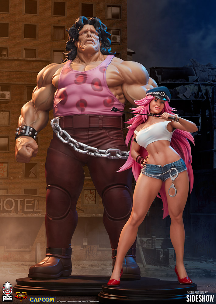 Street fighter deals poison statue